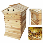 Langstroth Honey Flow Hive Tanne Bienenstock mit 7 Kunststoffrahmen Bienenstöcke für die Imkerei