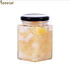 Klassische quadratische Süßigkeits-Gemüsesalat-Marmelade Honey Jar And Spoon 50ml-730ml mit Überwurfmutter