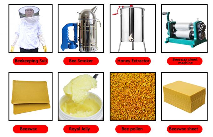 Rote Multifunktionshonigbienen-Königinkäfige für die Bienen-Königin, die System-Imker züchtet 2