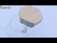 380ML Clear Glass Honey Jar And Spoon Jam Sauce Jar Storage Bottles & Jars