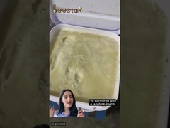 Reine natürliche Weißcreme Honig Schneecreme Honig