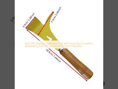 BEESTAR Edelstahl Stockmeißel mit Haken, neuwertig, Imkerwerkzeug für die Bienenzucht, für die Landwirtschaft