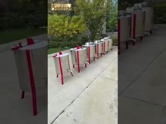 Heiß verkaufte Bienenradial-Honigverarbeitungs-Extraktionsmaschine, manuelle Edelstahl-Honigschleuder