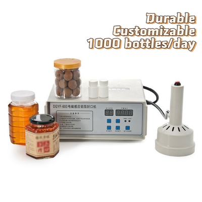 kaufen Mini Manual Electromagnetic Induction Sealings-Maschine für Plastikschalen-Dose on-line-Fertigung