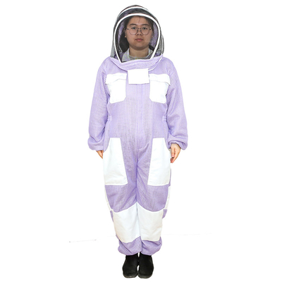 kaufen Beestar Lila Ventilierte Bienenzucht Schutzkleidung Bienenzucht Outfits für Bienenfarmen on-line-Fertigung