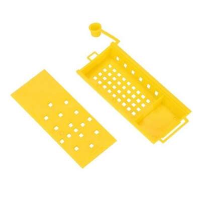 kaufen Gelbe Kunststoff Königinnenkäfig 8,2*3,7cm für Bienenköniginnen-Zuchtsystem Imker on-line-Fertigung