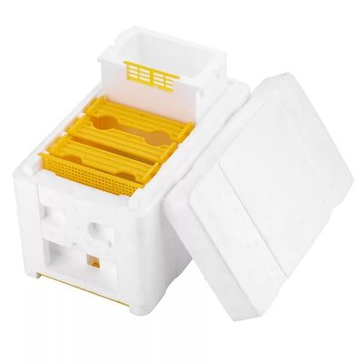 kaufen Einlagige Schaum-Bienen-Bienenstock-Ausrüstungs-fügende Brutkasten-Imkerei-Königin-Errichtung on-line-Fertigung