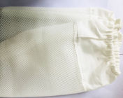 Weiße gelüftete Handschuhe für Imkerei-weiße Schaffell-Handschuhe mit weißer weicher gelüfteter Stulpe