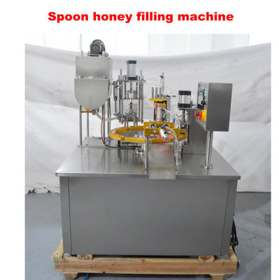 kaufen Plc-Steuer-Wechselstrom 380V automatischer Honey Spoon Filling Machine on-line-Fertigung