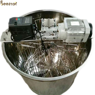 kaufen 6 Rahmen Radial Honig Extraktionsmaschine Bienenzucht Elektrische Horizontalemotor Edelstahl Honig Extraktor on-line-Fertigung