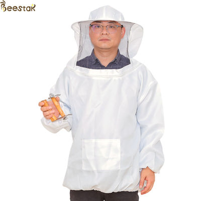 kaufen Runde gelüftete Bienen-Jacke mit dem Zaun des Schleier-Imkerei-Kleidungs-Anzugs on-line-Fertigung