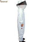 S-XXL lüftete Bienen-Jacke mit rundem Schleier-Imkerei-Anzugs-Bienen-Wächter-Baumwollanzug
