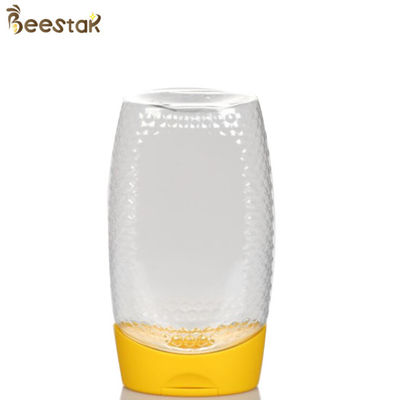 kaufen Hohe Qualität transparentes 365ml Plastik-Honey Bottles Bulk Yellow Lid für Honigspeicher on-line-Fertigung