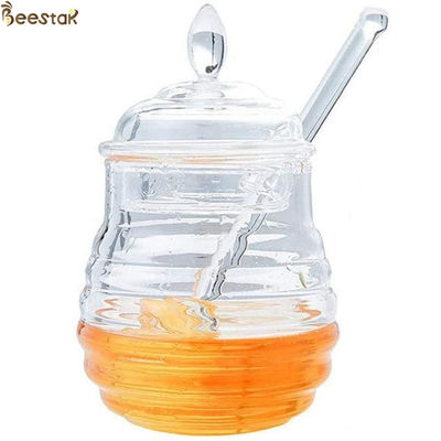 kaufen Großhandelsnahrungsmittelgrad-Polystyren Honey Splash Bar Honey Pot Honey Jar For Honey Storage on-line-Fertigung