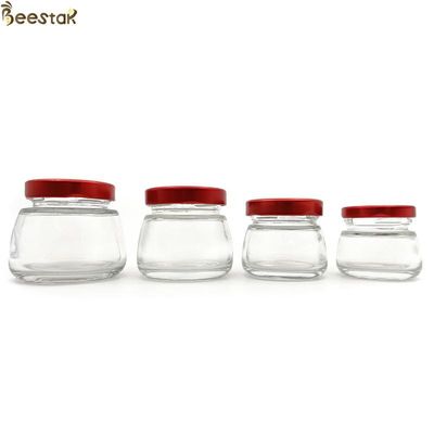 kaufen 50ml 75ml 120ml 150ml Honey Jar And Spoon Glass Honey Pot Jars on-line-Fertigung