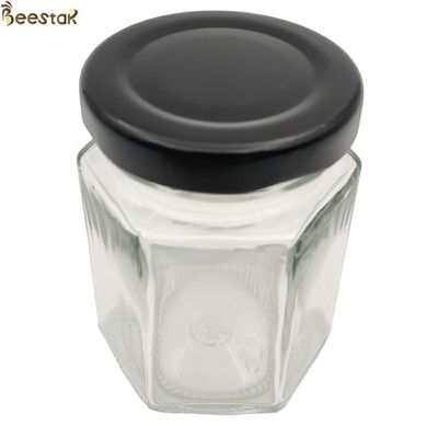 kaufen Hexagon-Glas Honey Jar freien Raumes 35ml Muti prismatisches des Flaschen-45ml 65ml 85ml on-line-Fertigung