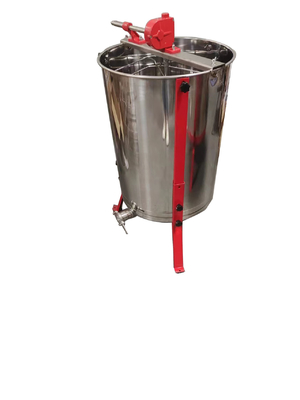 4 Edelstahl manueller Honey Extractor With Metal Stand und SS Honey Gate des Spant-201