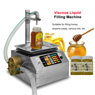 Nahrungsmittelgrad automatischer Honey Filling Machine Stainless Steel für zähflüssige Flüssigkeit