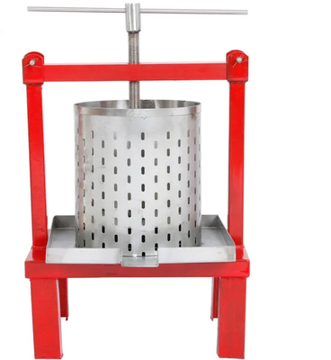 Rote Farbedelstahl Honey Wax Presser Press Machine für Honey Pressing