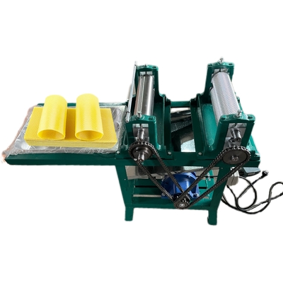 Elektrischer Bienenwachs-Grundlage Embosser mit flaches Blatt-Maschine 86*310mm