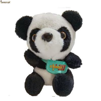 Anpassung Logo Ringe Schlüssel Chian Spielzeug mit Biene und Panda Keychain