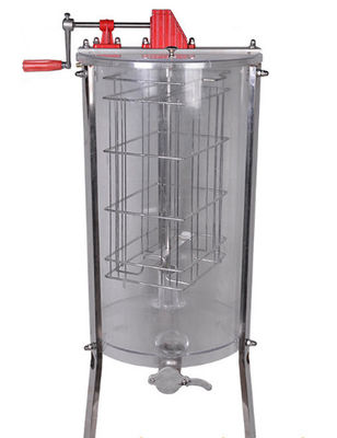 2 Rahmen-Edelstahl transparenter manueller Honey Extractor Beekeeping Equipment