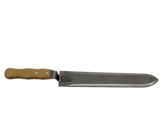 40cm dauerhafter Edelstahl Honey Uncapping Knife With Curved und gerade Seite