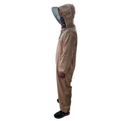 Apricotfarbe Dicker Bienenanzug Bienenzuchtjacke für Bienenhalter