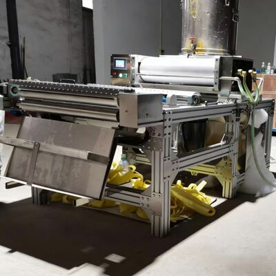 Vollautomatische 3-teilige Bienenwachsmaschine für verstellbare Größe von Mittelwänden in der Imkerei