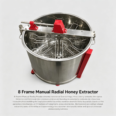 8 Frame Electric Honey Extractor Stainless Steel Honey Centrifuge Beekeeping Equipment