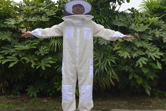 Drei-Schicht-Lüft-Rundschleier-Lüft-Bienenzucht-Anzug Bienenanzug